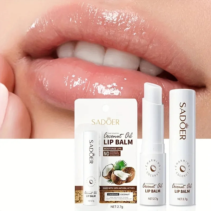 Bálsamo labial de coco - Nutrição e umidade duradouras